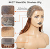 5x5 Body Wave Glueless #4/27 Lace Closure Wig